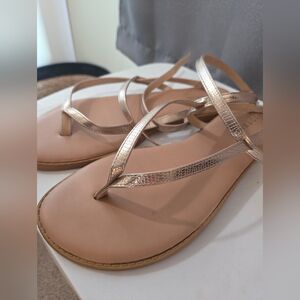 Torrid Gold Strappy Sandals